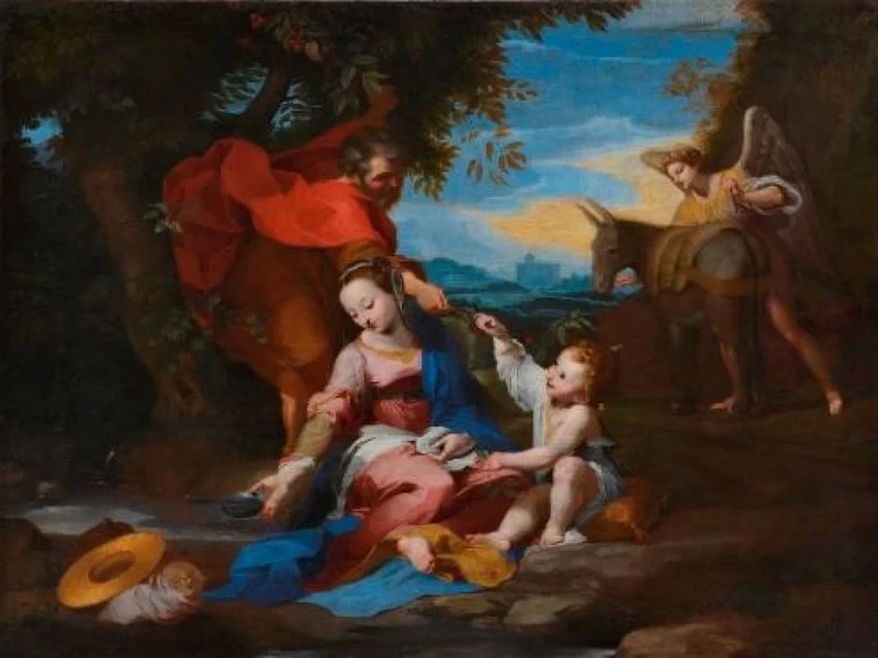 1564-Francesco Vanni - Riposo durante la fuga di Egitto